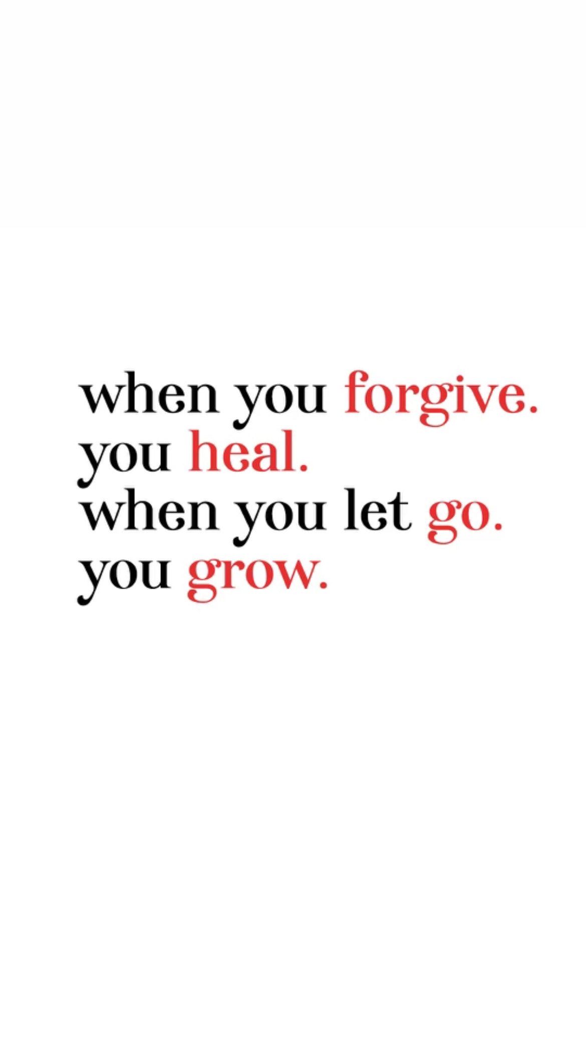 Let Go & Grow